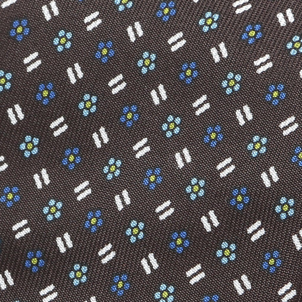 Marcs Blue Floral Silk Tie - Tie Doctor  