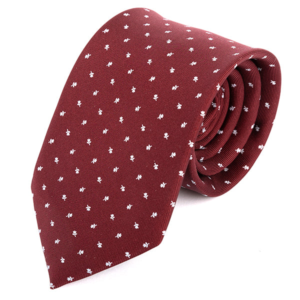 Red Roses Macclesfield Silk Tie 7.5cm