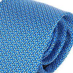 Ayo Blue Geometric IMS Tie 7.5cm