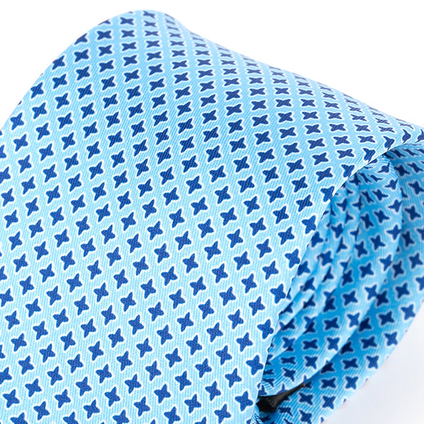 Blue Adamu Print IMS Tie 8cm