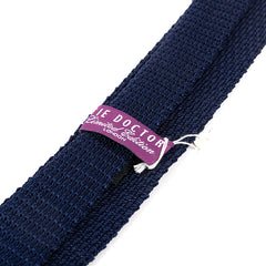 Blue & Red Dot Silk Knitted Tie 5.5cm
