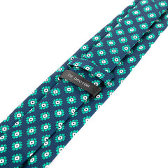Amadi Blue & Green Floral IMS Tie 7.5cm