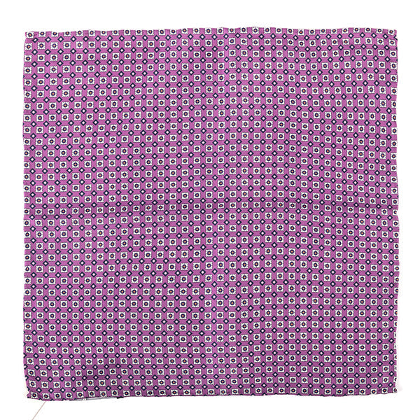 Esi Purple Silk Pocket Square
