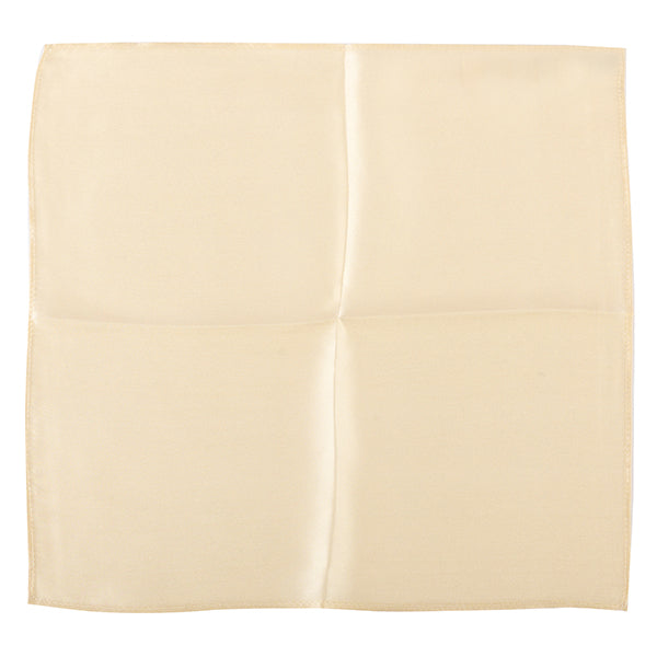 Cream Silk Pocket Square