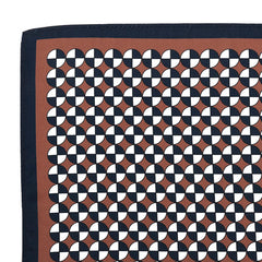 Ore Brown Disc IMS 33cm Pocket Square
