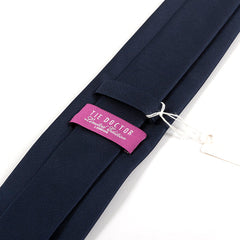 Navy Blue Danso Silk Tie 7.5cm - Tie Doctor  