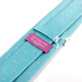 Basilio Light Blue Floral Tie 8cm