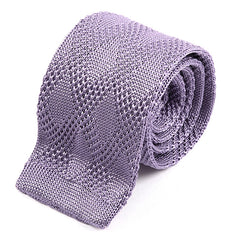 Atinu Purple Silk Knitted Tie, One of One - Tie Doctor  