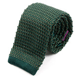 Green Fusion Silk Knitted Tie 6cm