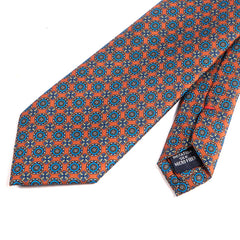 Orange Henna Medallion Tie - Tie Doctor  