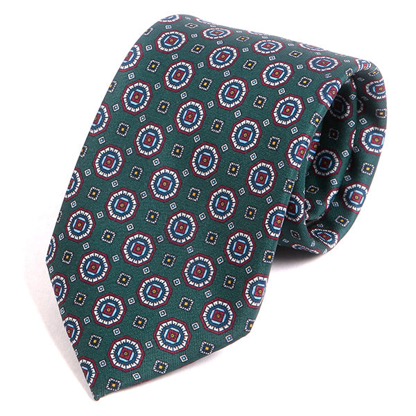 Marcello Green Motif IMS Tie - Tie Doctor  