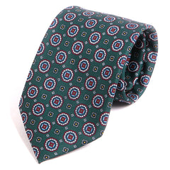 Marcello Green Motif IMS Tie - Tie Doctor  
