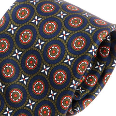Ayo Blue And Green Bold Circle Pattern Tie - Tie Doctor  