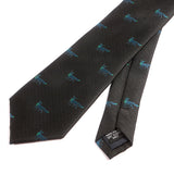 Black & Blue Fox Tie