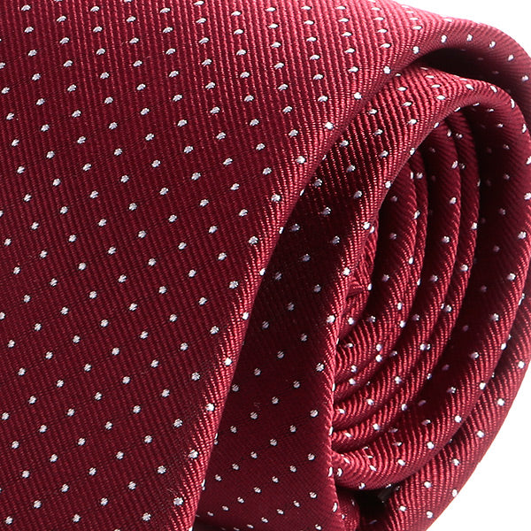 Subtle Red Mini Dots 7.5cm Ply Tie