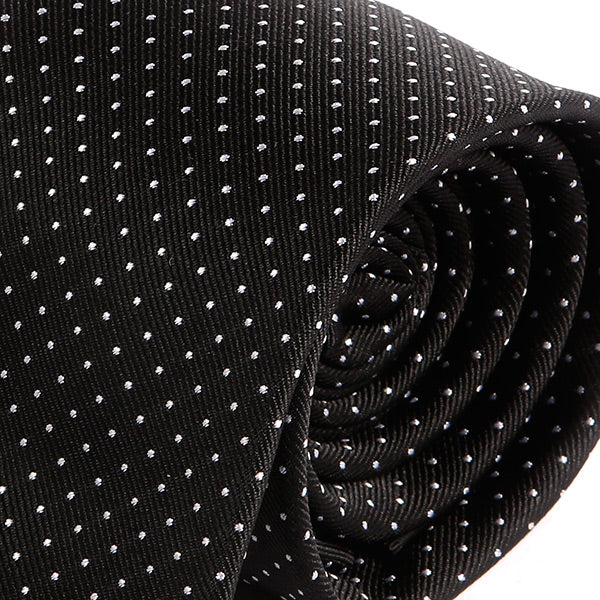 Subtle Black Mini Dots 7.5cm Ply Tie