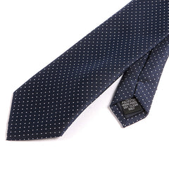 Subtle Navy Blue Mini Dots 7.5cm Ply Tie - Tie Doctor  
