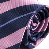 Pink & Blue 7.5cm Ply Stripe Tie
