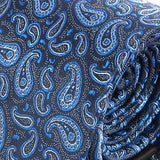 Blue Mini Paisley Print Tie
