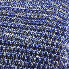 Denim Blue Silk Knitted Tie - Tie Doctor  