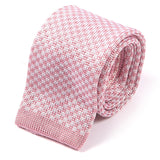Brooks Pink Silk Knitted Tie