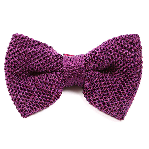 Purple Silk Bow Tie - Tie Doctor  