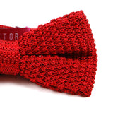 Light Red Silk Bow Tie