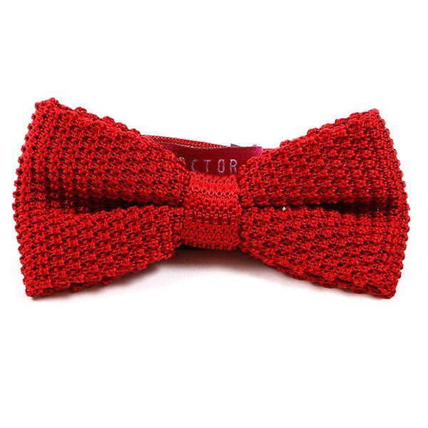 Light Red Silk Bow Tie