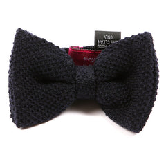 Deta Blue Wool Bow Tie | One of One - Tie Doctor  