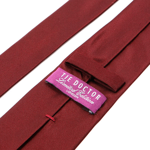 Red Silk Tie - Tie Doctor  