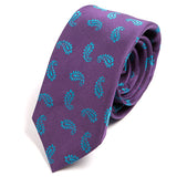 Purple Paisley Silk Necktie, One of One