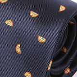 Blue Orange Slice Tie