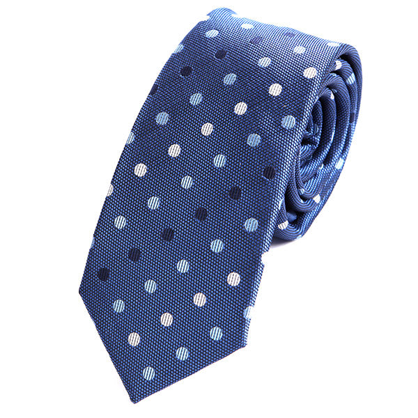 Jude Light Blue Slim tie - Handmade Silk Wool And Knitted Ties by Tie Doctor