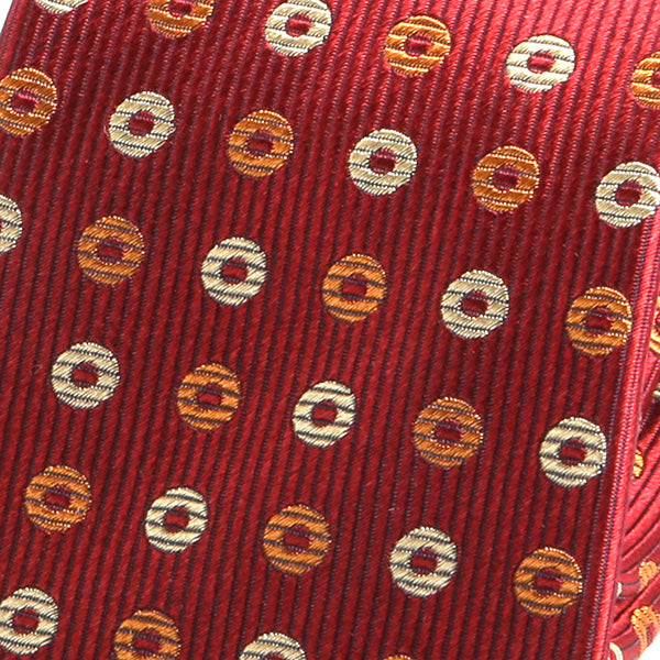 Crimson Red Dunkin Silk Tie - Handmade Silk Wool And Knitted Ties by Tie Doctor
