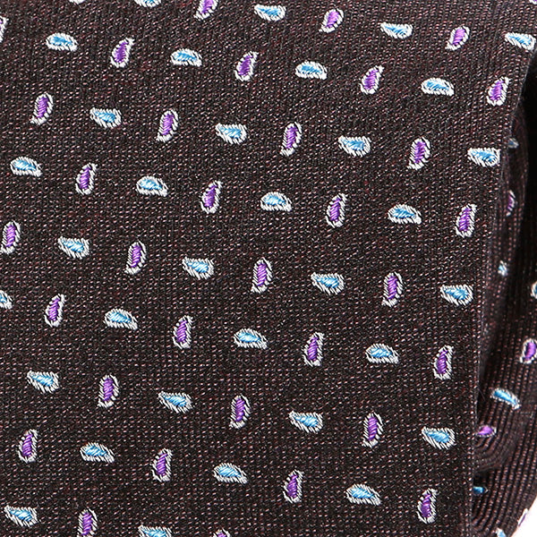 Paisley Jewel Silk & Wool Tie - Tie Doctor  