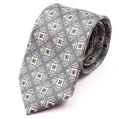 Adolfo Grey Boxed IMS Medallion Tie - Tie Doctor  