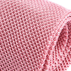 Pink Silk Knitted Tie - Tie Doctor  