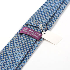 Ola Blue Macclesfield Silk Tie 7.5cm - Tie Doctor  
