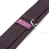 Dami Red Paisley XL Macclesfield Silk Tie 8.5cm