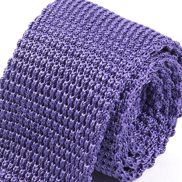 Light Purple Silk Knitted Tie