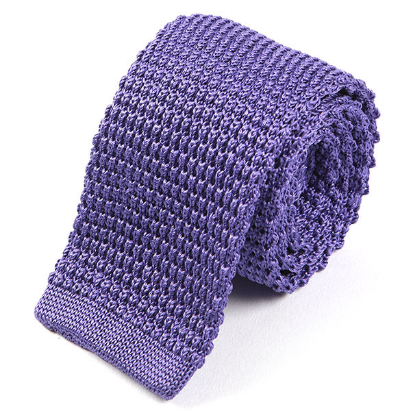 Light Purple Silk Knitted Tie - Tie Doctor  