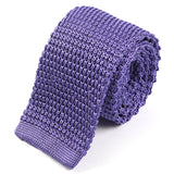 Light Purple Silk Knitted Tie