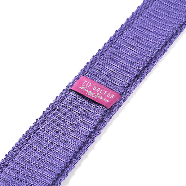 Light Purple Silk Knitted Tie - Tie Doctor  