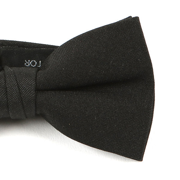 Black Pre-tied Bow Tie 6cm