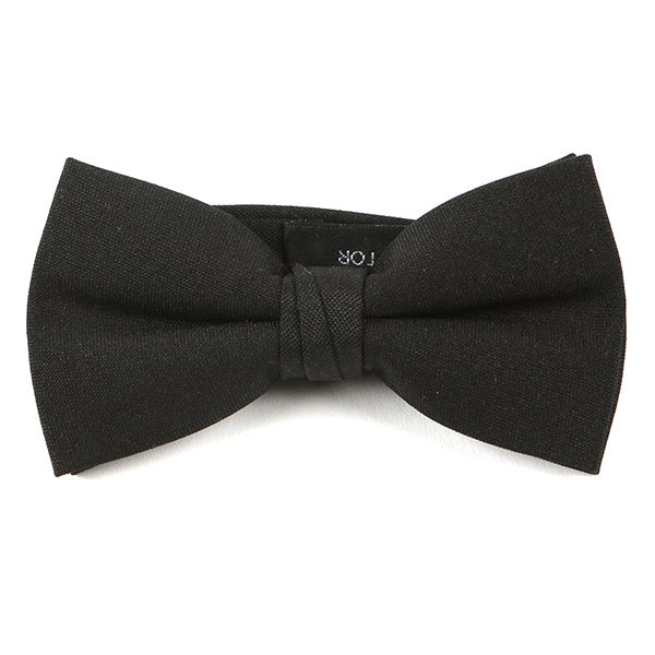Black Pre-tied Bow Tie 6cm