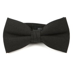 Black Pre-tied Bow Tie 6cm - Tie Doctor  