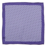 Purple Vintage Diamond Mac 33cm Pocket Square