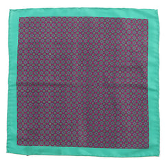 Green & Purple IMS 33cm Pocket Square - Tie Doctor  