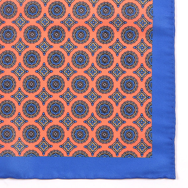 Orange Mac IMS Medallion 33cm Pocket Square - Tie Doctor  