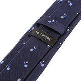 Navy Blue Tennis Tie 7.5cm